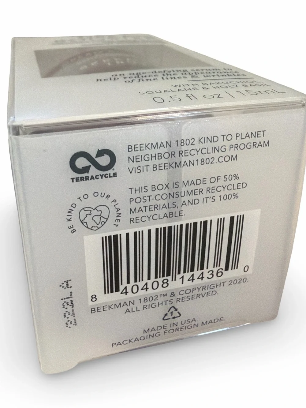 Beekman 1802 Dream Booster Bakuchiol Serum NWT